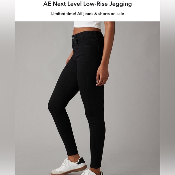 American Eagle low rise jegging black - Picture 4 of 6